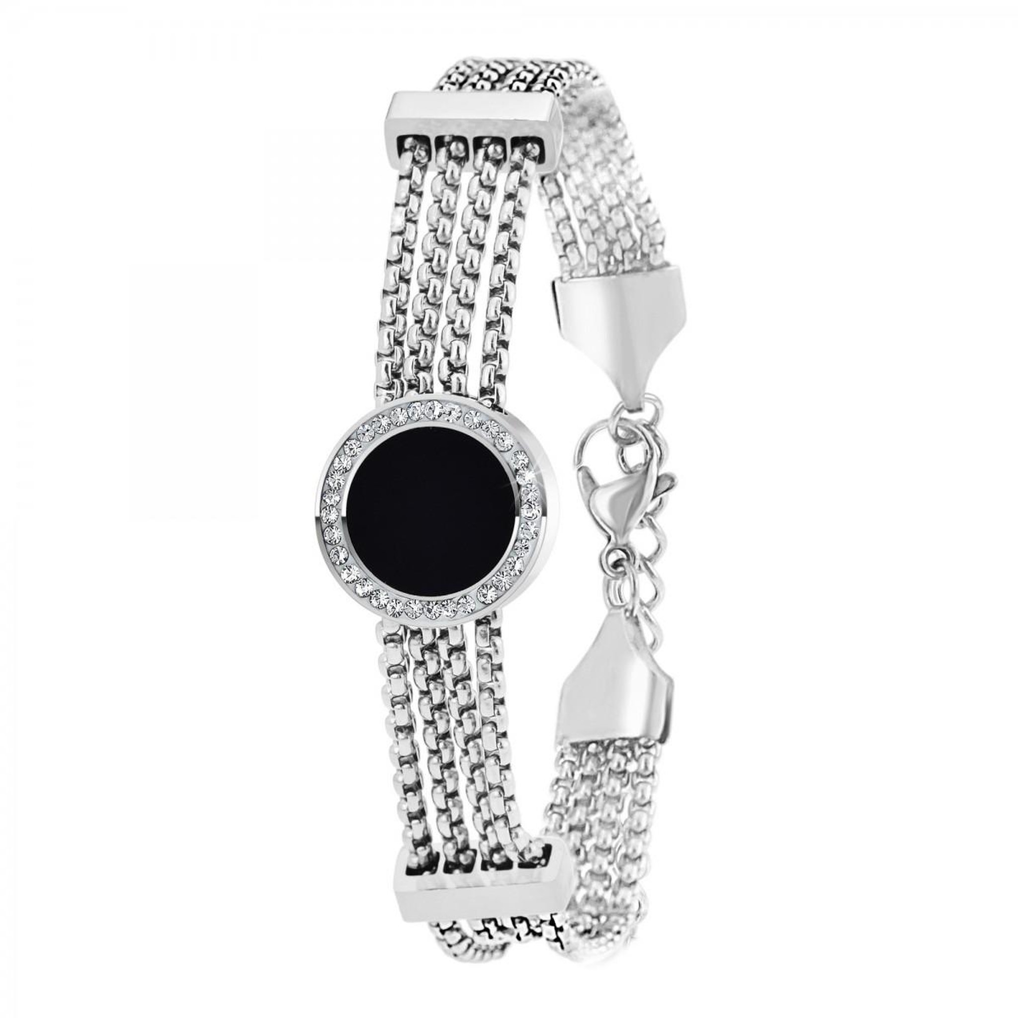 Voir la diapositive 1 : SC CRYSTAL Bracelet en acier inoxydable par SC Crystal