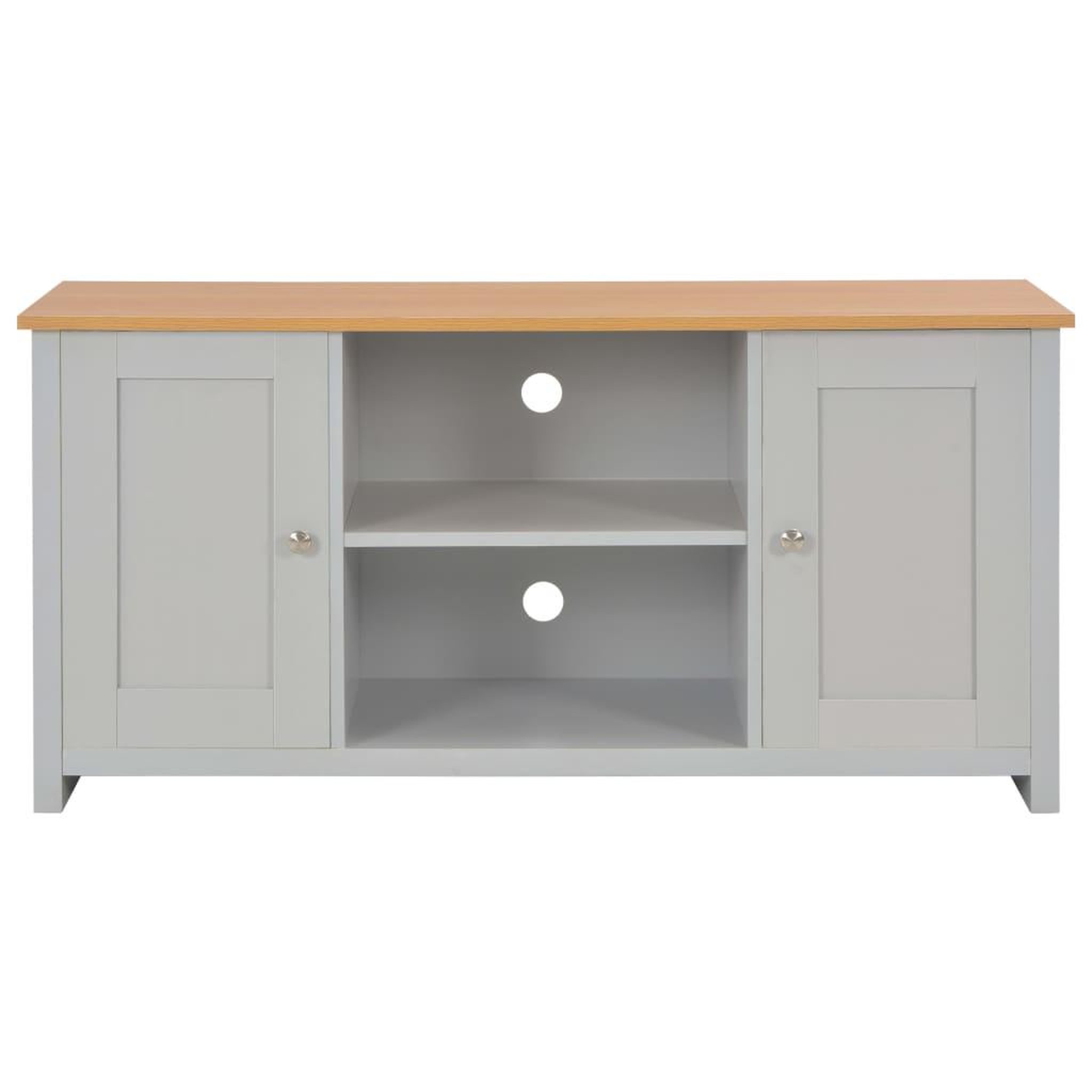 Voir la diapositive 3 : VIDAXL Meuble TV Gris 120x39x58 cm