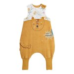 Petit Béguin Turbulette TOG 2 en velours avec pieds retroussables Charly. Coloris disponibles : Marron