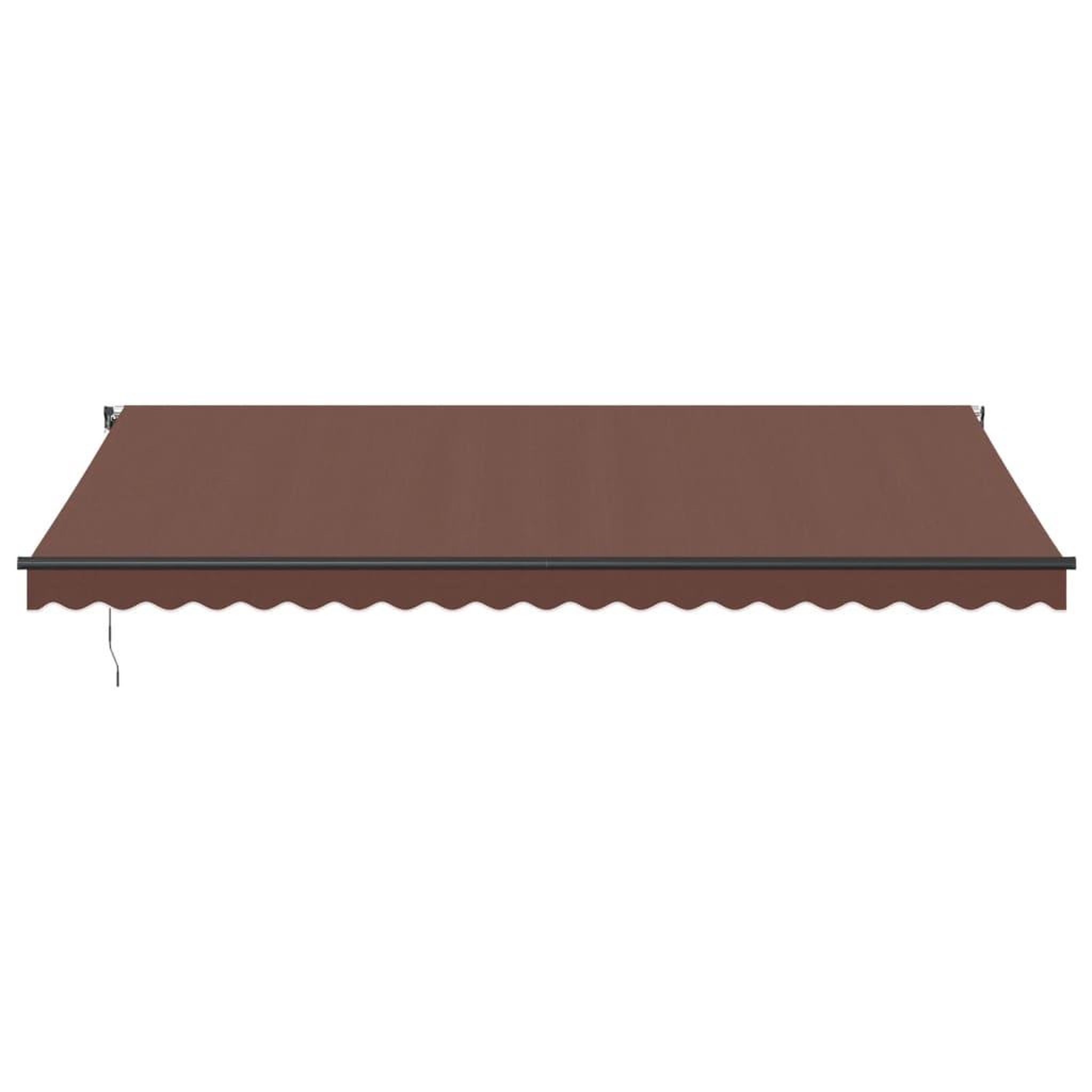 Voir la diapositive 4 : VIDAXL Auvent retractable automatique avec LED marron 500x300 cm