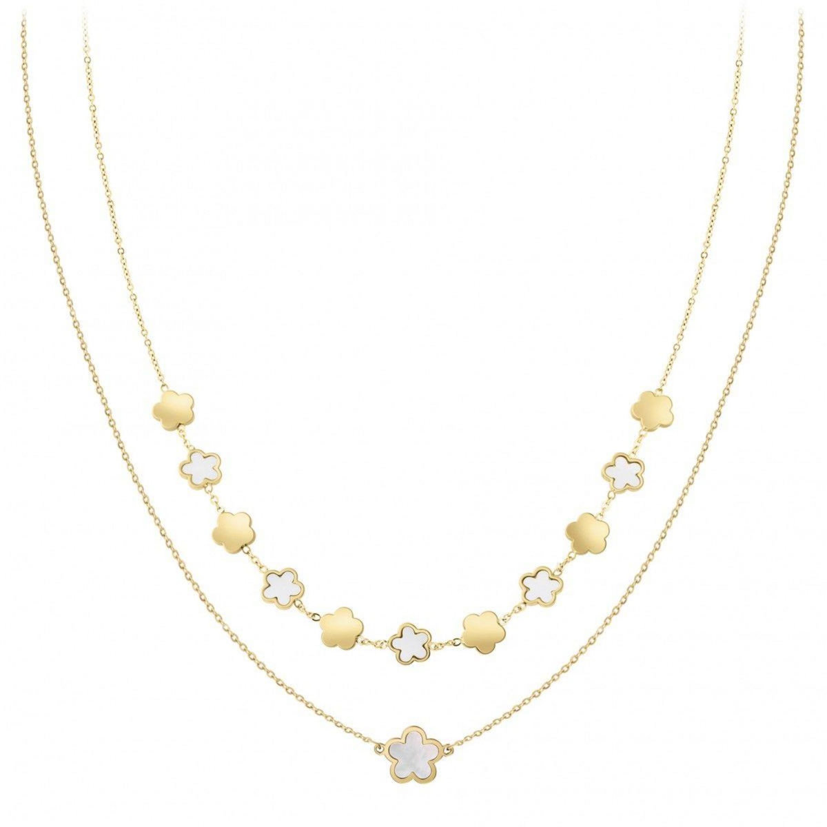 SC BOHEME Collier fleurs multi rangs par SC Bohème