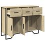 Voir la diapositive 5 : VIDAXL Buffet chêne sonoma 97x32,5x74,5 cm bois d ingénierie
