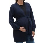 MAMALICIOUS Gilet  Femme Mamalicious Mélannie. Coloris disponibles : Bleu