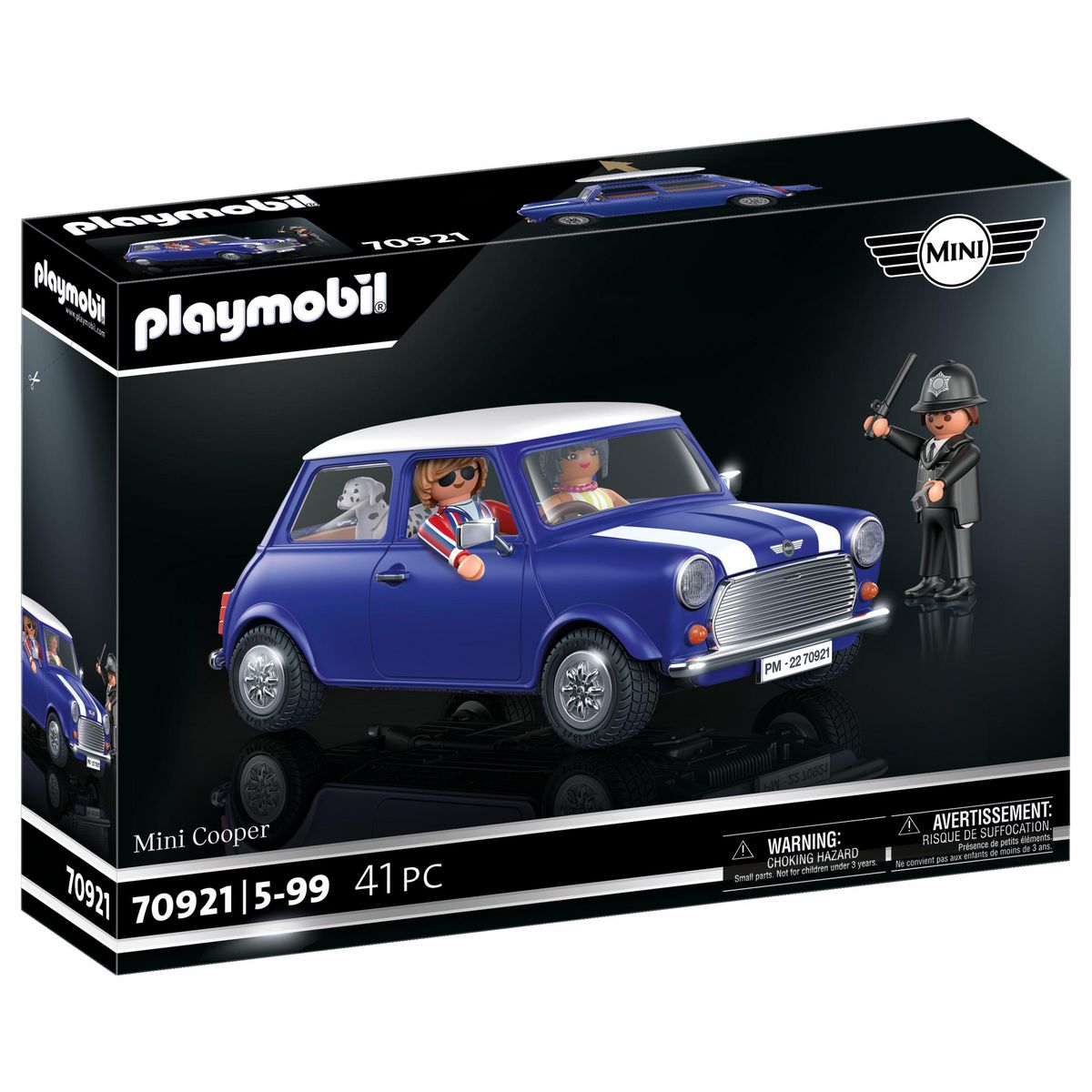 PLAYMOBIL Pack Voitures Mini Cooper + Mercedes Benz 300SL + Porsche 911 Carrera Playmobil