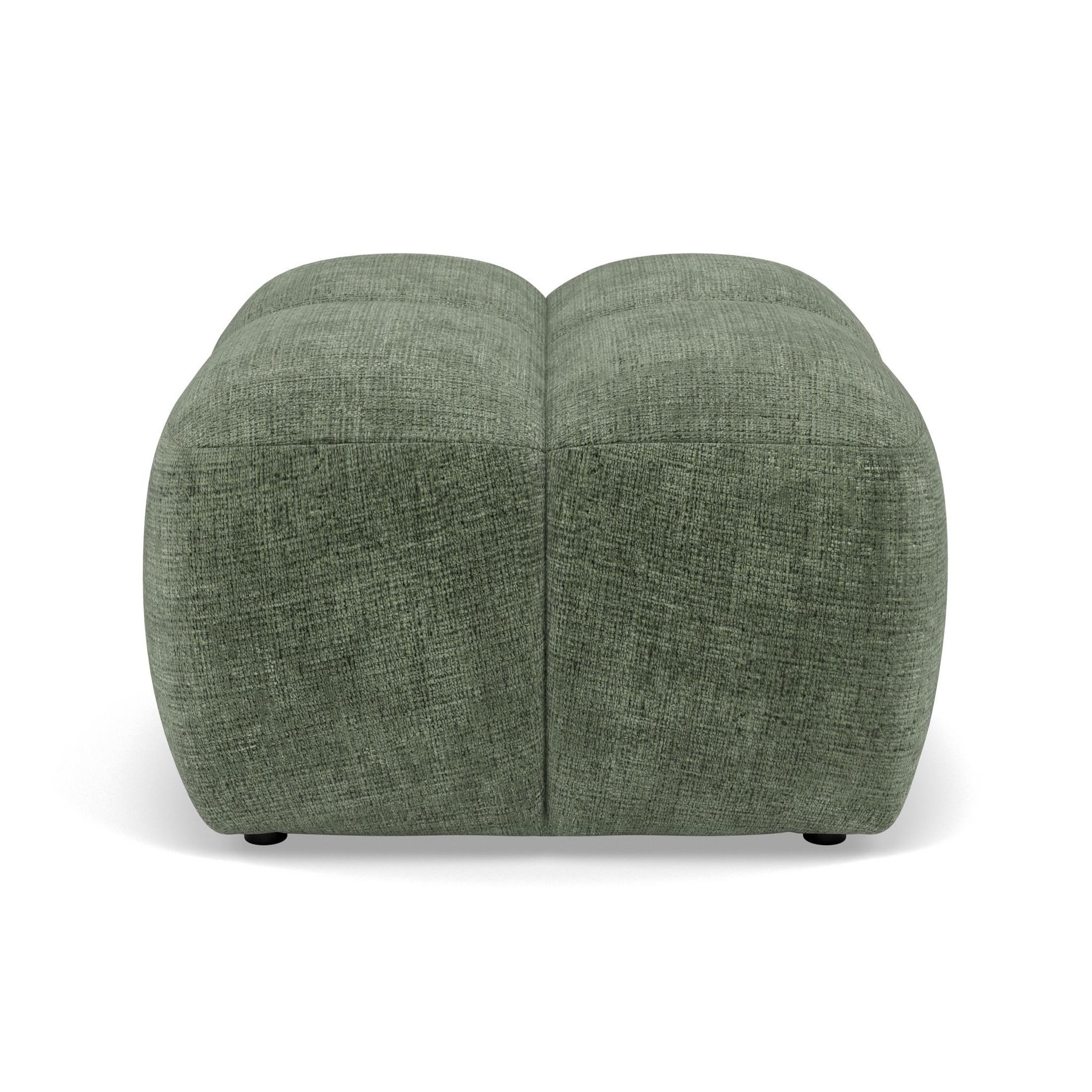 Voir la diapositive 5 : BEST MOBILIER Grace - pouf en velours texturé