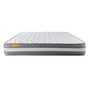 Voir la diapositive 3 : SEPTNUITS Matelas + double sommiers gris Memo Plus Mémoire de forme 3 zones
