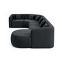 Voir la diapositive 5 : LISA DESIGN Ikare - canapé modulable d'angle droit - 6 places - en tissu