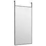 VIDAXL Miroir de porte Noir 40x80 cm Verre et aluminium