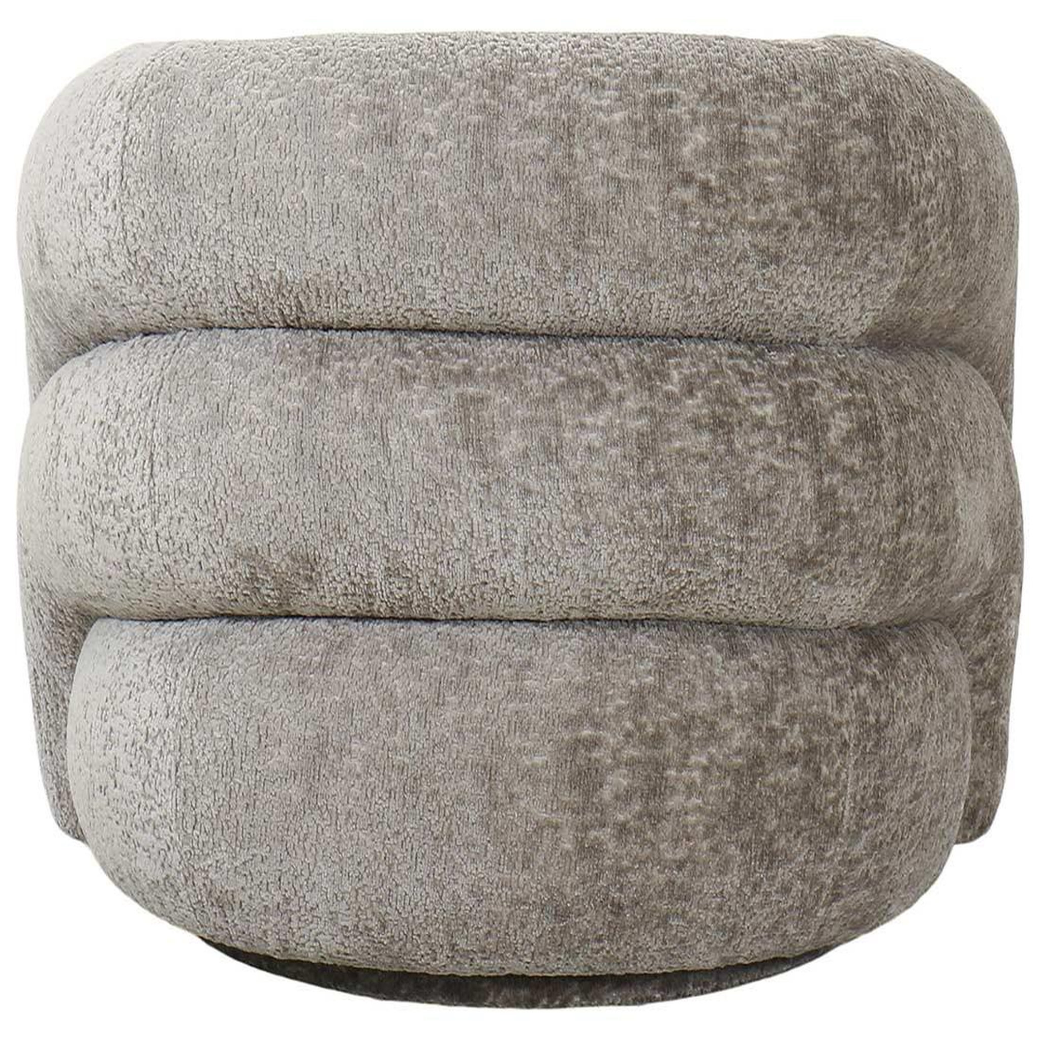 Voir la diapositive 5 : LISA DESIGN Nicolo - fauteuil pivotant - en tissu texturé