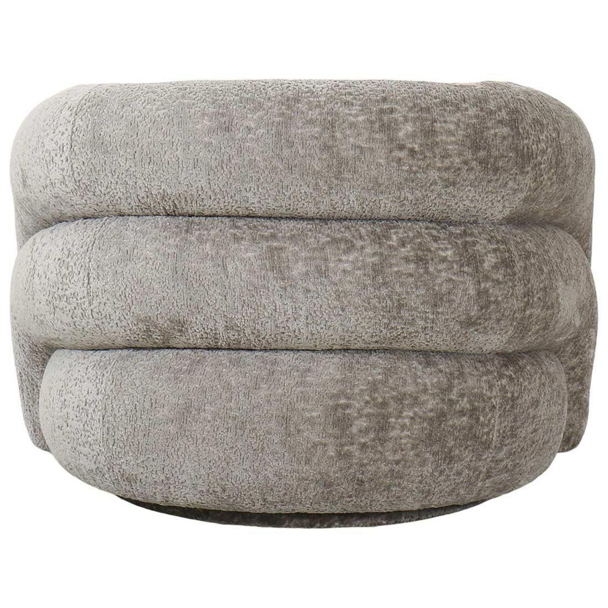 LISA DESIGN Nicolo - fauteuil pivotant - en tissu texturé