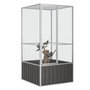 Voir la diapositive 2 : VIDAXL Cage a oiseaux Anthracite 111x107x211,5 cm Acier galvanise