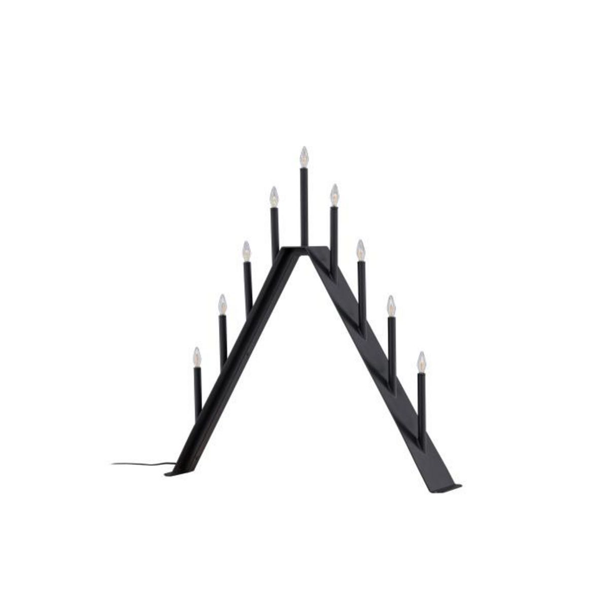 Paris Prix Lampe à Poser Bougeoir Déco  Are  64cm Noir