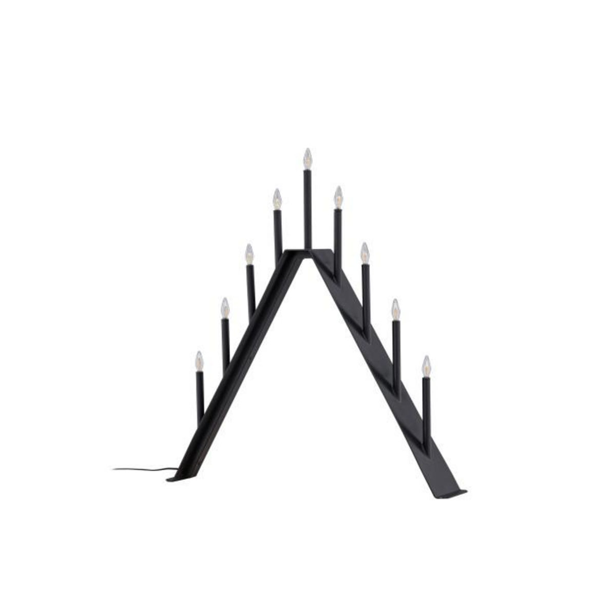 Paris Prix Lampe à Poser Bougeoir Déco  Are  64cm Noir