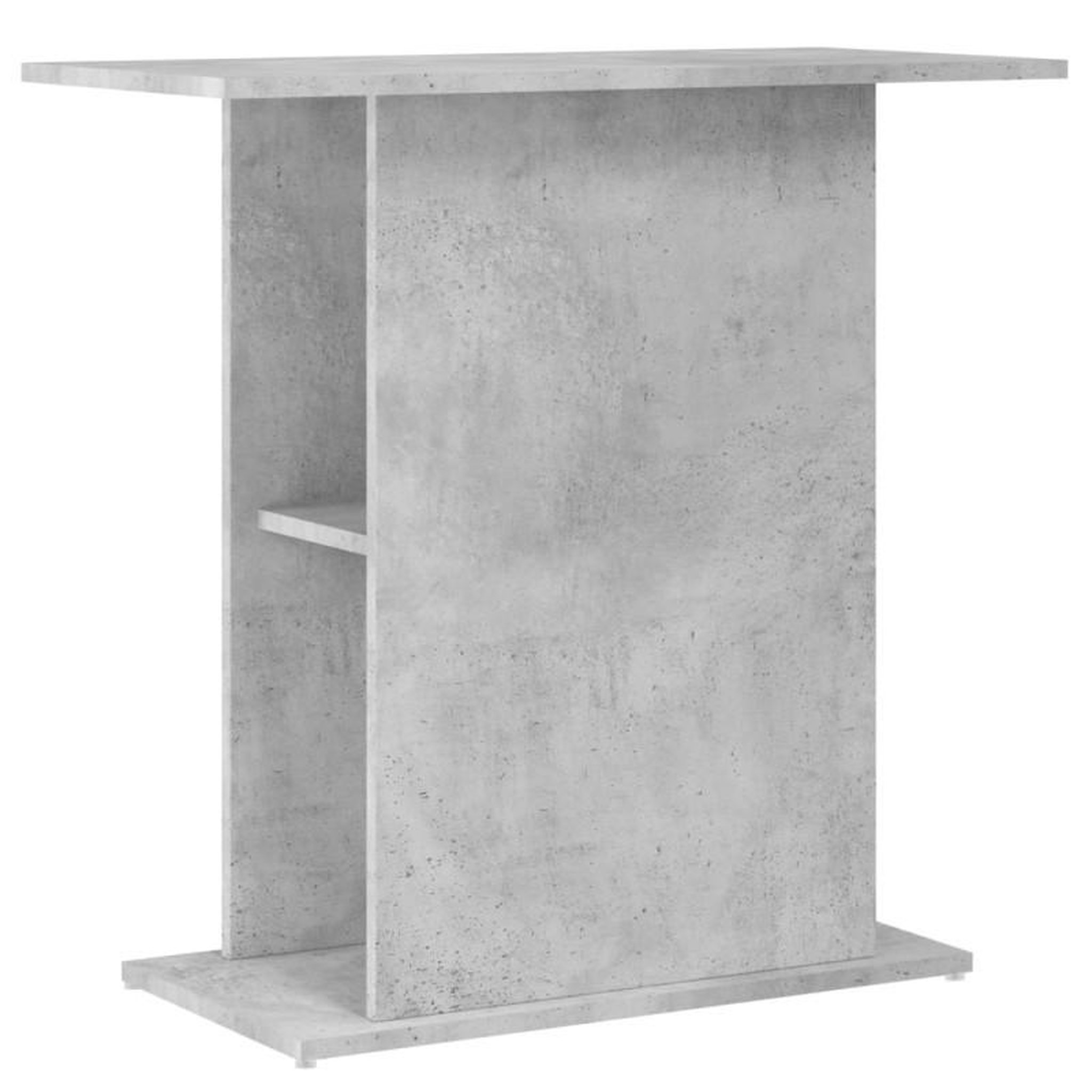 Voir la diapositive 2 : VIDAXL Support pour aquarium gris béton 75x36x72,5cm bois d ingénierie