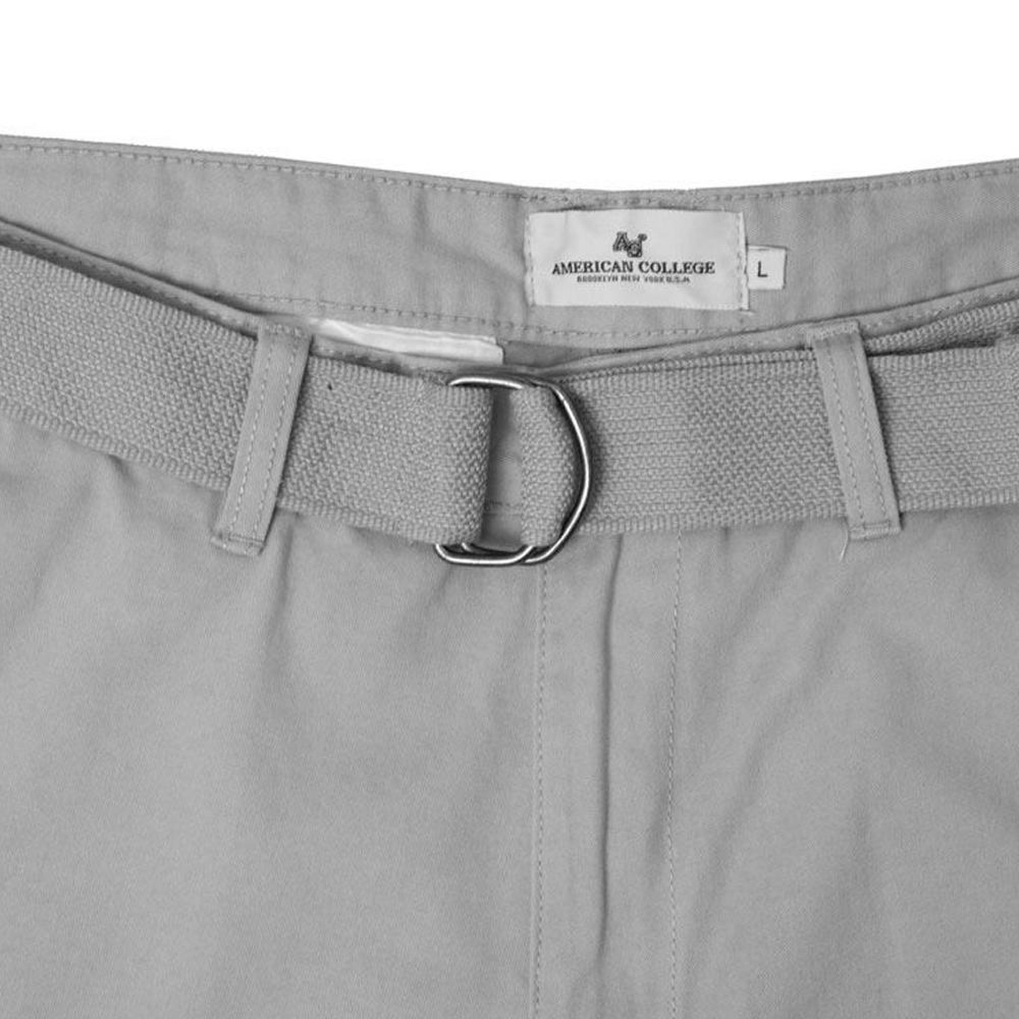 Voir la diapositive 3 : AMERICAN COLLEGE Short Gris Homme American College Chino