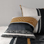 Voir la diapositive 3 : ATELIER DU COTON Housse de couette 260x240 TROPHE + 2 taies coton 57 fils