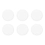 Voir la diapositive 1 : FIVE Lot de 6 Butées Adhésives  Poignée de Porte  4cm Blanc