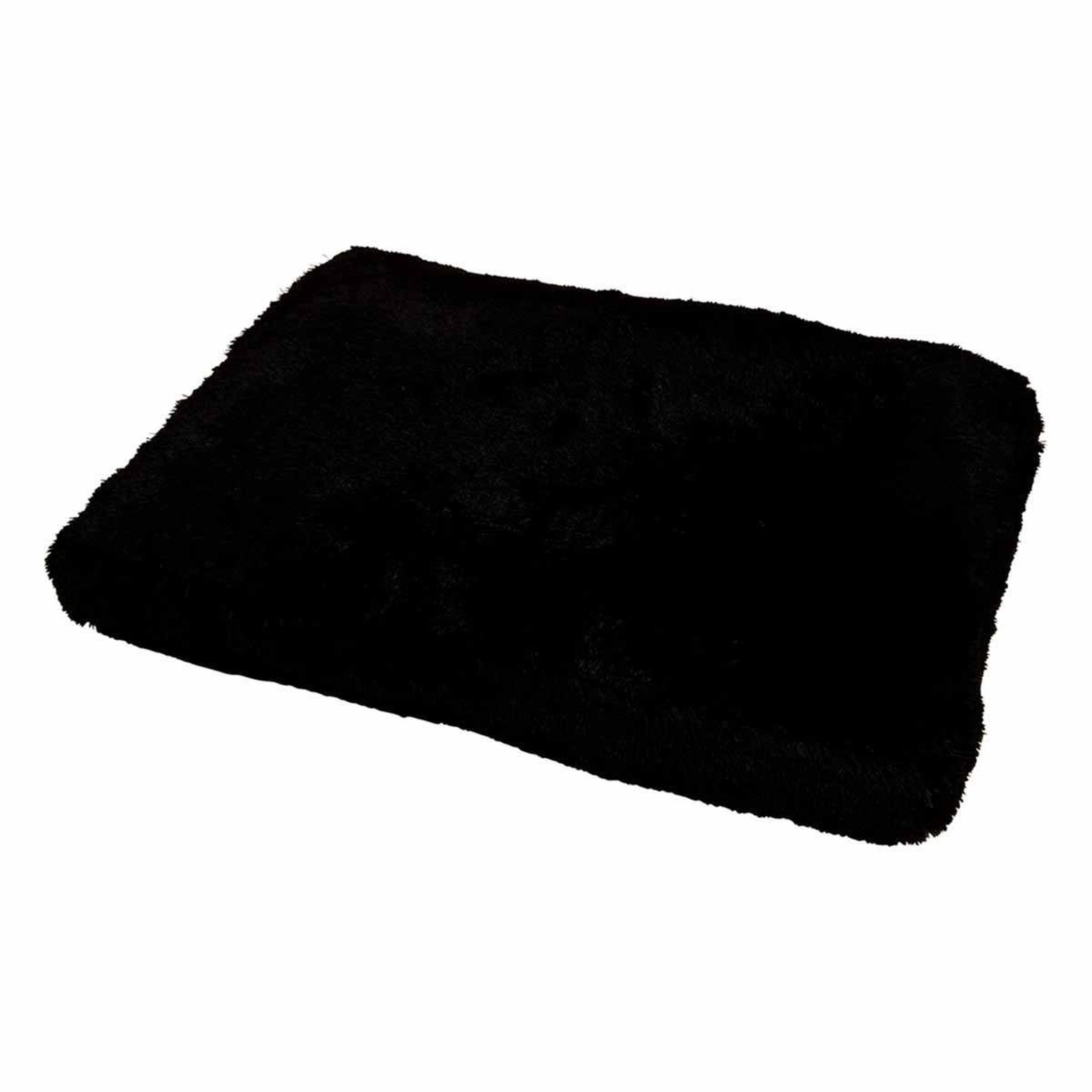 Voir la diapositive 1 : LOVE STORY Coussin pour chien & chat  fluffy  80cm noir