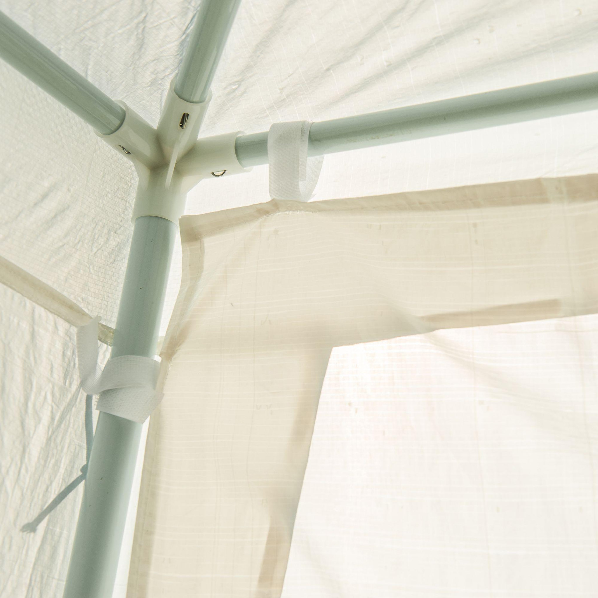 Voir la diapositive 4 : WERKAPRO Côté de tente fenêtre blanc 2.9 x 1.9 m