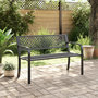 Voir la diapositive 3 : VIDAXL Banc de jardin 119 cm noir acier