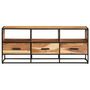 Voir la diapositive 2 : VIDAXL Meuble TV 110x30x45 cm Bois d'acacia massif