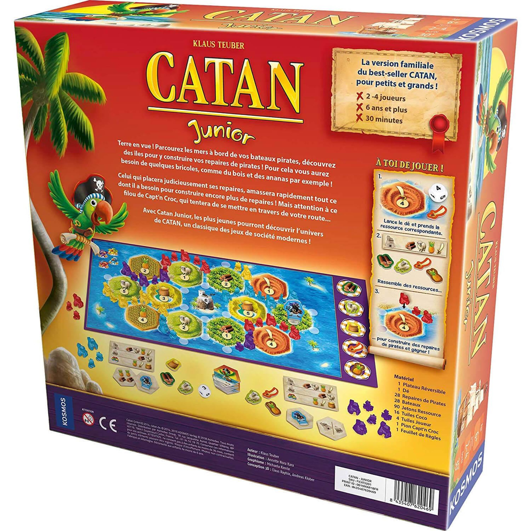 Voir la diapositive 2 : Asmodee Catan junior jeux de societe