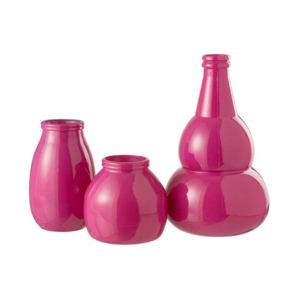 Paris Prix Vase Déco en Verre  Cocoon  20cm Rose
