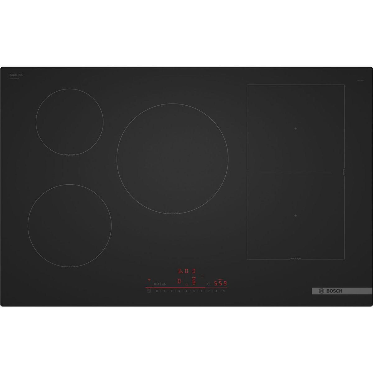 BOSCH Plaque induction PVW81CHB1E série 6, finition carbone mate