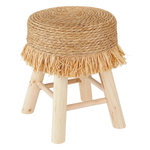 ATMOSPHERA Tabouret d'Appoint Rond  Gimpo  40cm Naturel