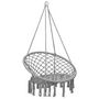Voir la diapositive 2 : VIDAXL Chaise à bascule en hamac 80 cm Gris