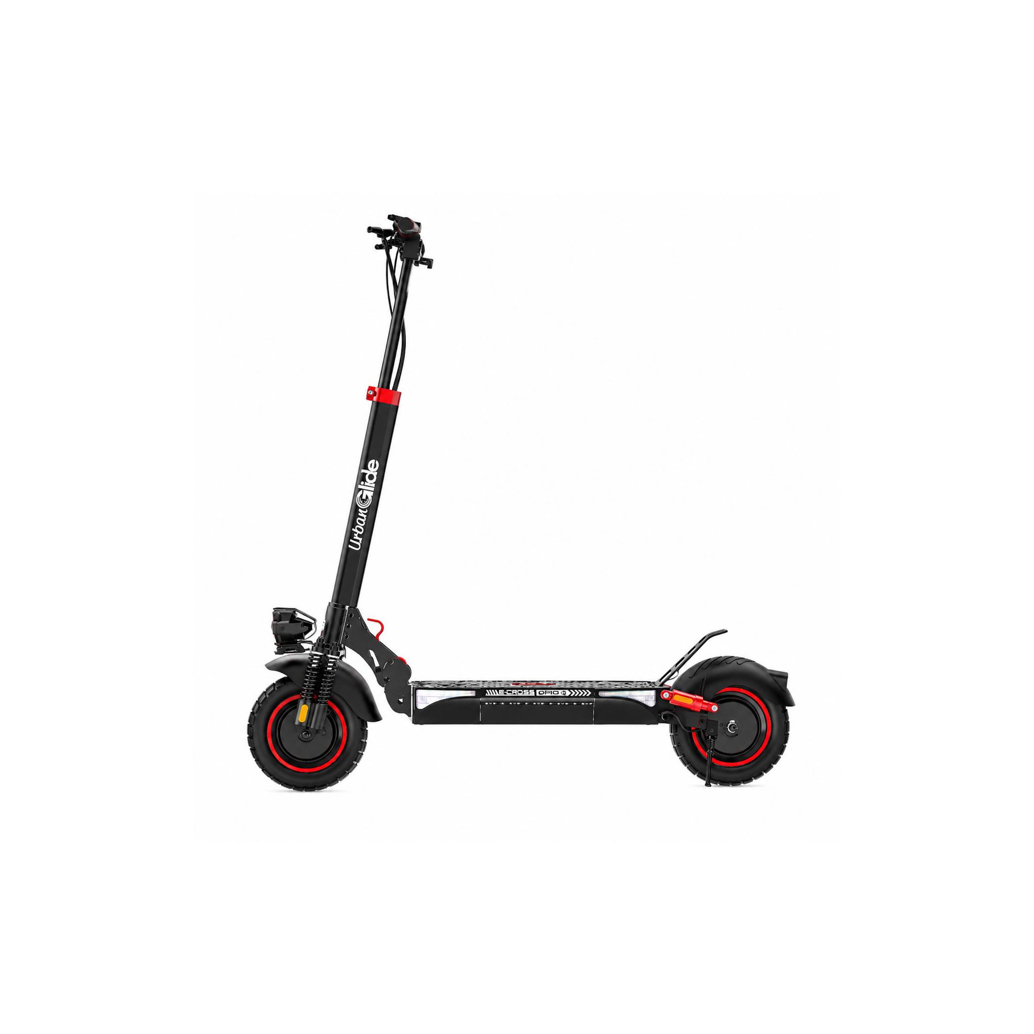 URBANGLIDE Trottinette Électrique Adulte UrbanGlide ECROSS DUO - Autonomie Jusqu'a 60 km - Pneu Cross 10  Tubeless - Batterie 54V - Poids 26Kg