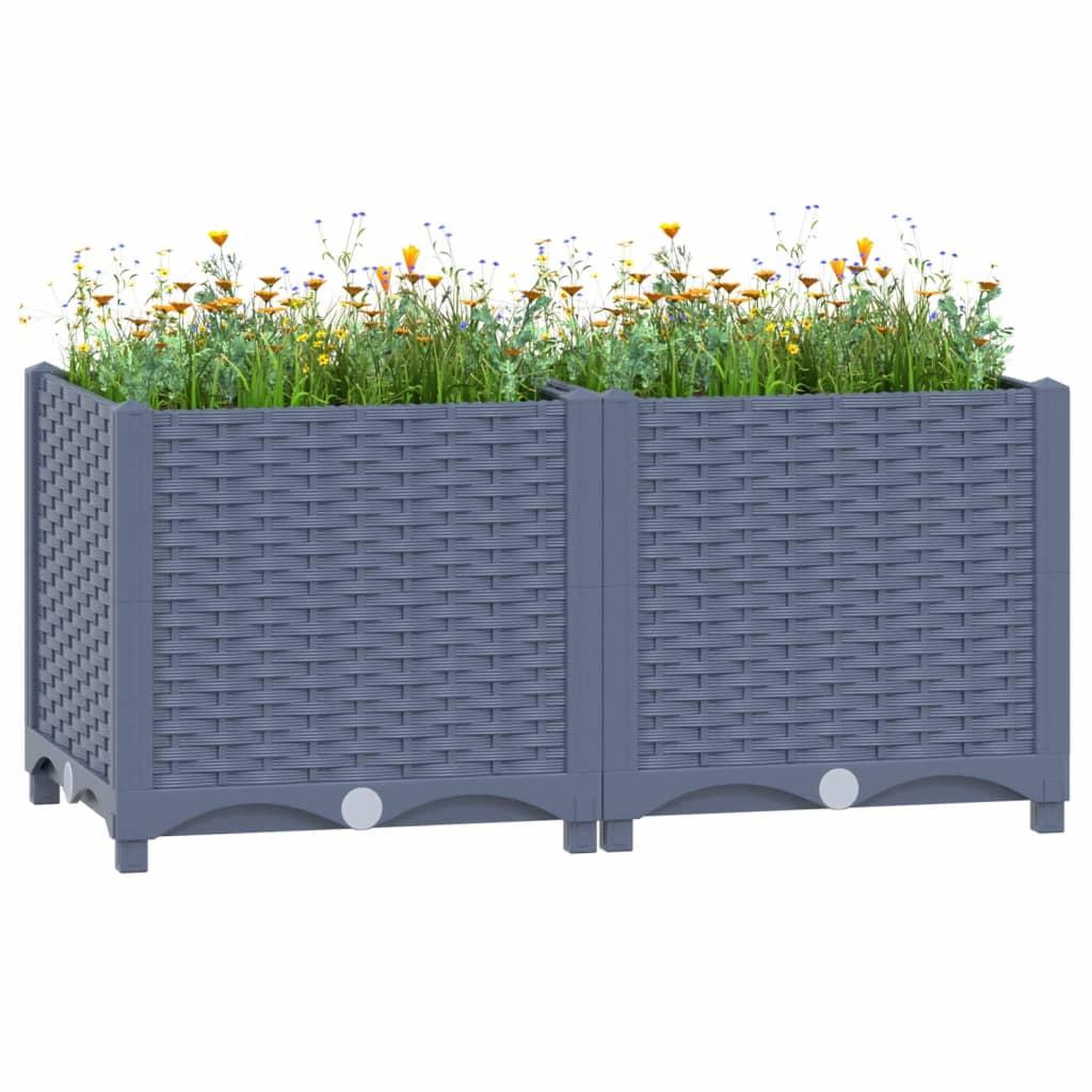 Voir la diapositive 1 : VIDAXL Lit sureleve 80x40x38 cm Polypropylene