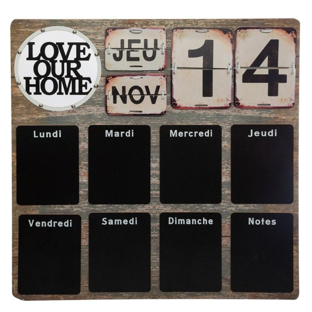 ATMOSPHERA Mémo ardoise semainier