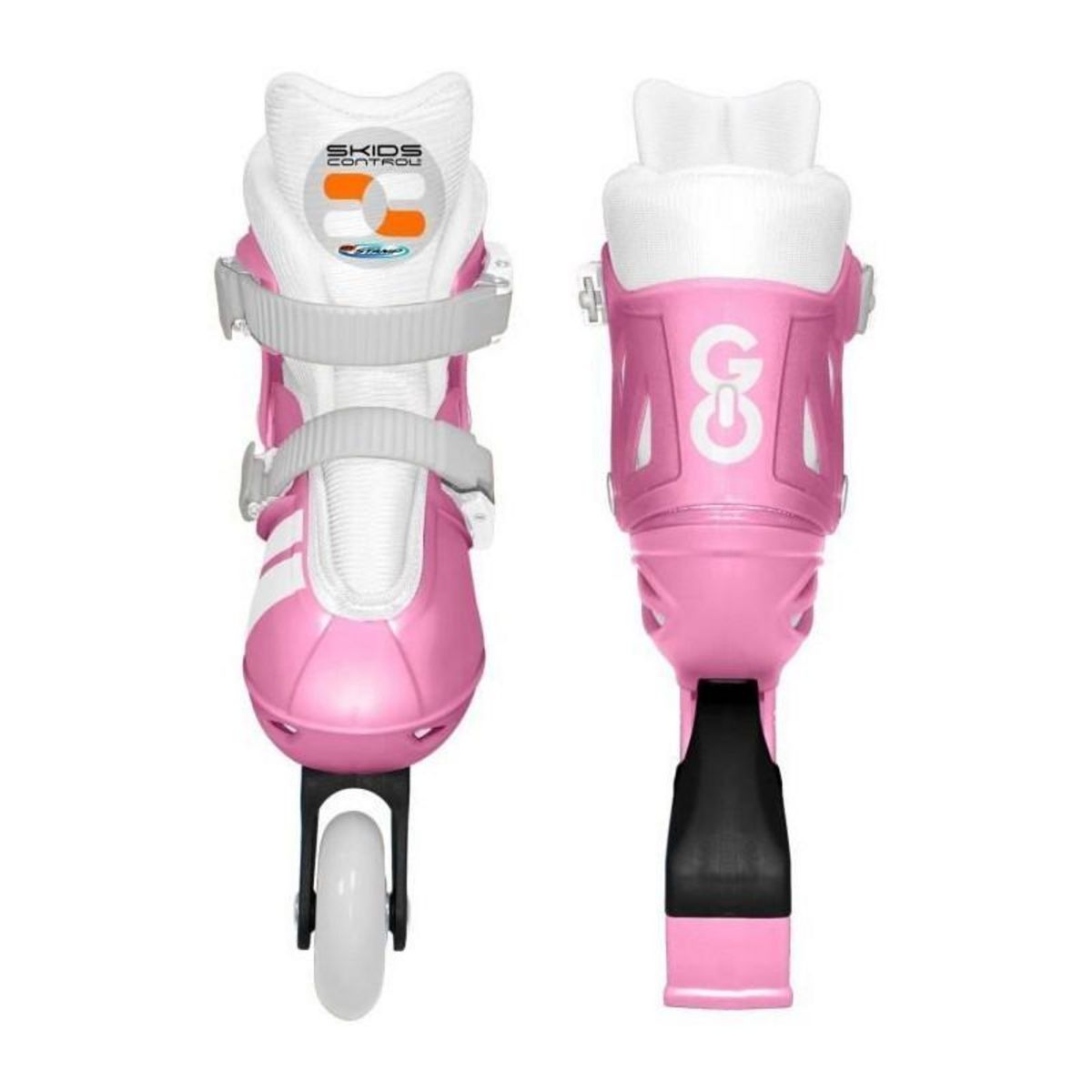 STAMP Patins en ligne ajustable - STAMP - SKIDS CONTROL - Taille 30-33 - Rose