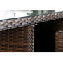 Voir la diapositive 6 : CONCEPT USINE MIAMI - Salon de jardin 6 places marron-blanc + housse de protection MIAMI