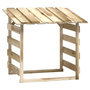 Voir la diapositive 3 : VIDAXL Pergolas avec toits 3 pcs 100x90x100 cm Bois de pin impregne