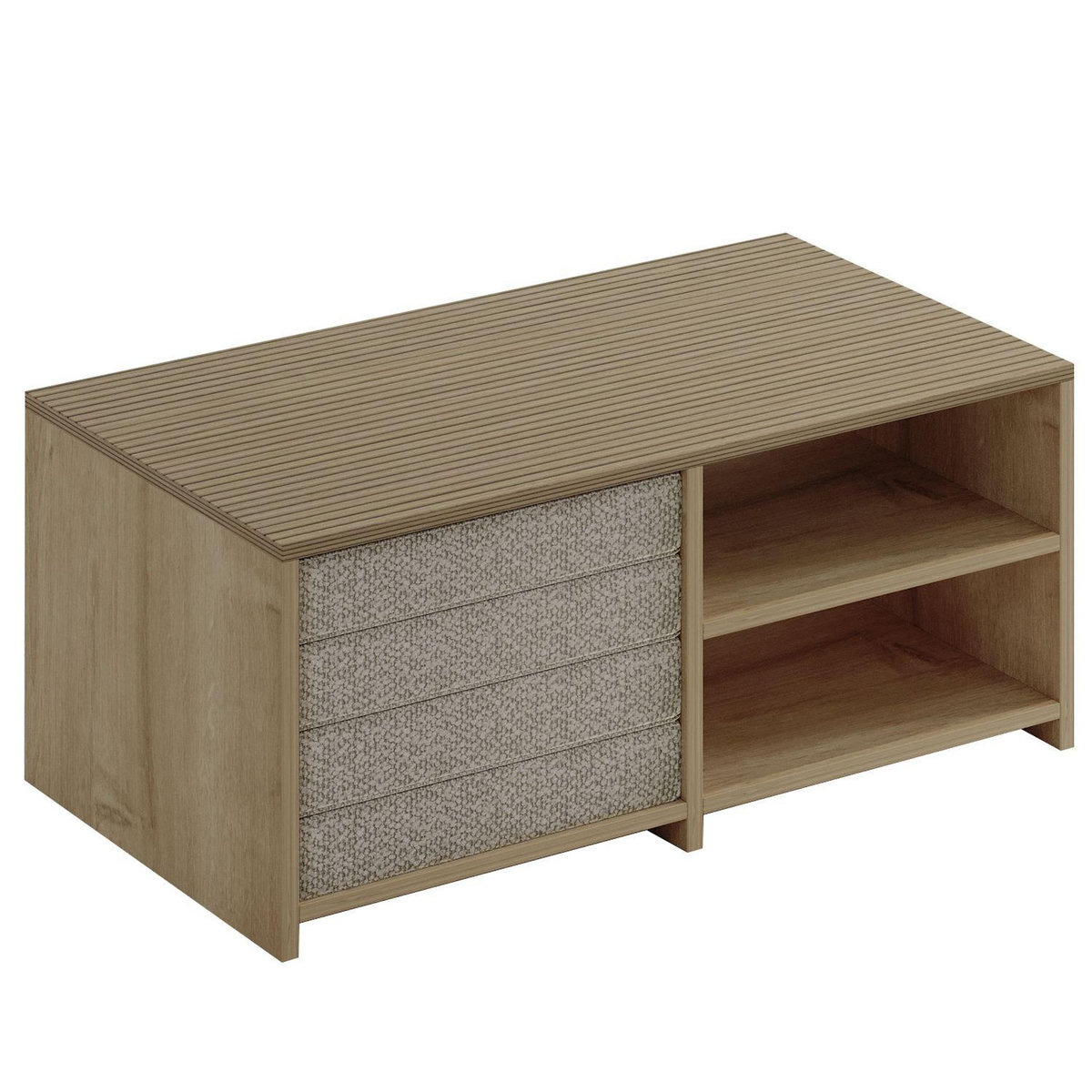 Habitat et Jardin Table basse en bois  Gord  - 90 x 45 x 44 cm - Beige