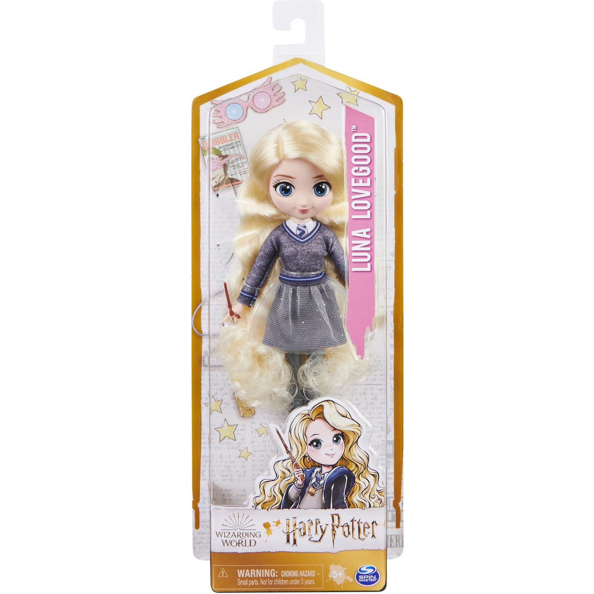 Voir la diapositive 3 : SPIN MASTER Poupée 20 cm Luna Lovegood - Wizarding World