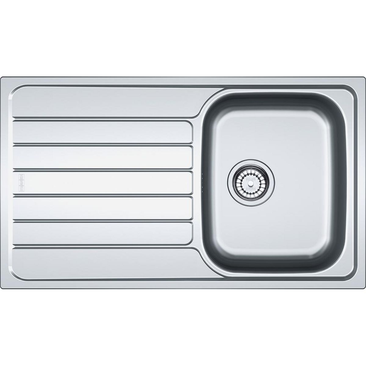 franke Evier à encastrer 45cm inox avec siphon - 005665