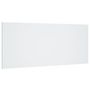 Voir la diapositive 2 : VIDAXL Tete de lit Blanc 200x1,5x80 cm Bois d'ingenierie