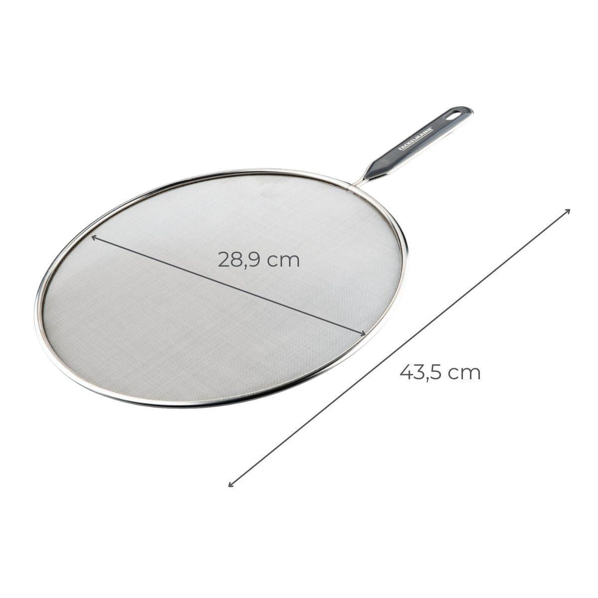 Voir la diapositive 3 : Fackelmann Lot de 2 couvercles 43,5/28,9 cm en inox et plastique avec 2 ustensiles de cuisine fackelmann basic