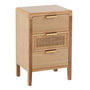 Voir la diapositive 1 : Paris Prix Buffet 3 Tiroirs en Bois  Nivelo  62cm Naturel