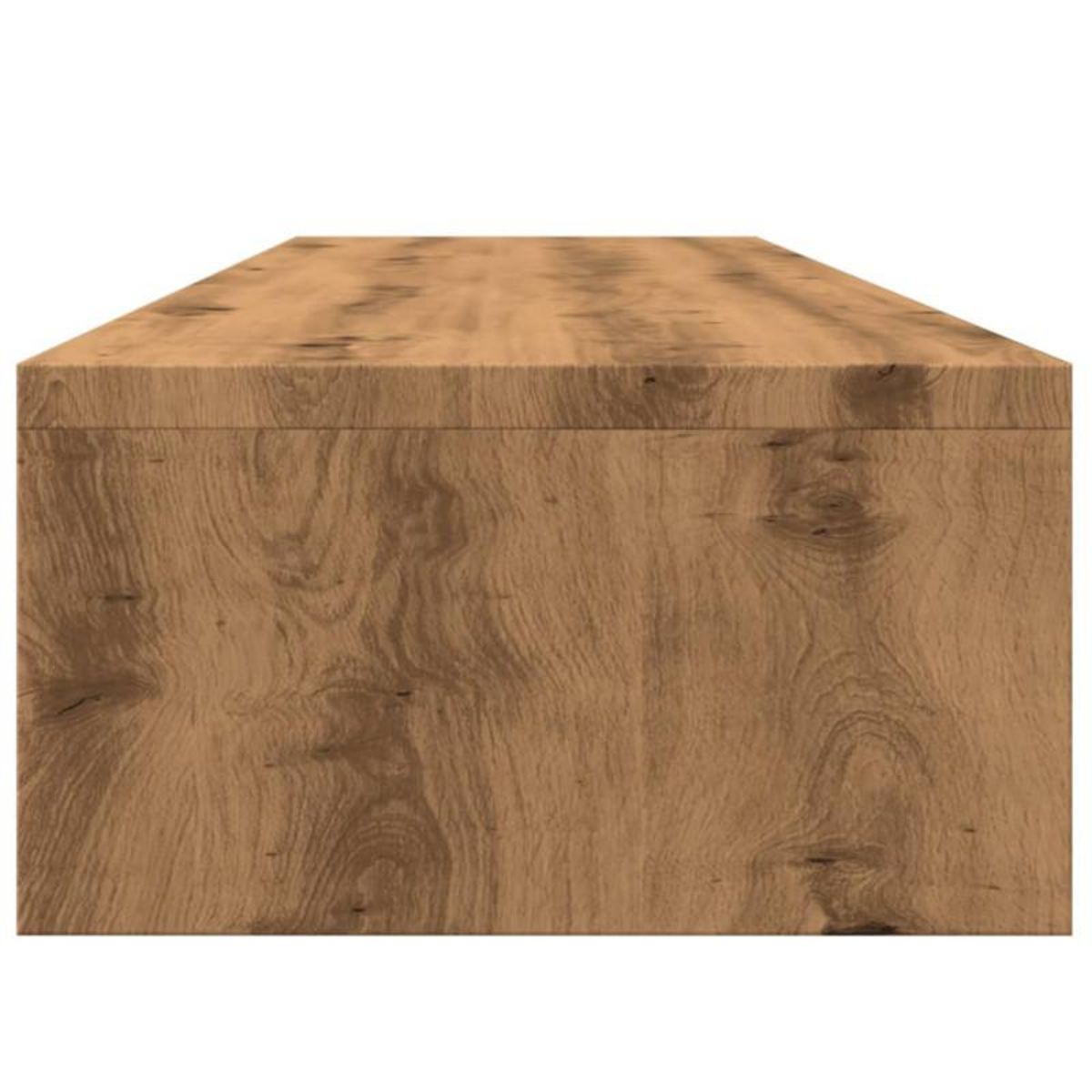 VIDAXL Support de moniteur chêne artisanal 100x24x13cm bois ingénierie