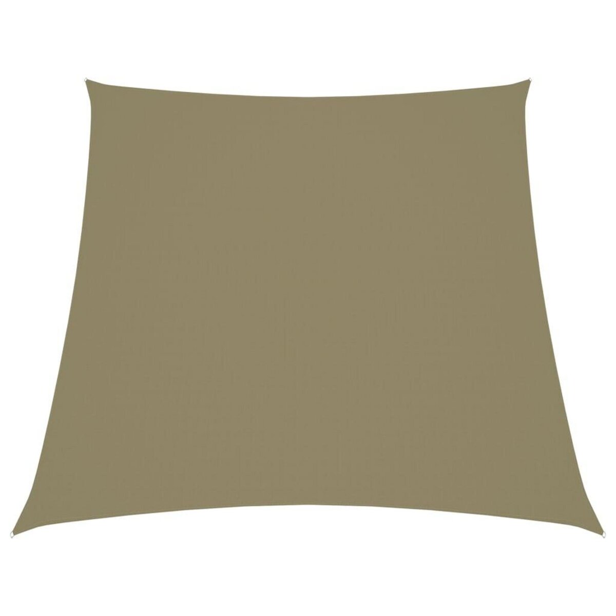VIDAXL Voile de parasol Tissu Oxford trapeze 2/4x3 m Beige
