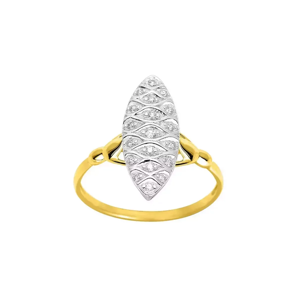 Tousmesbijoux Bague Femme Or 18 Carats Diamant 0 11 Carats pas