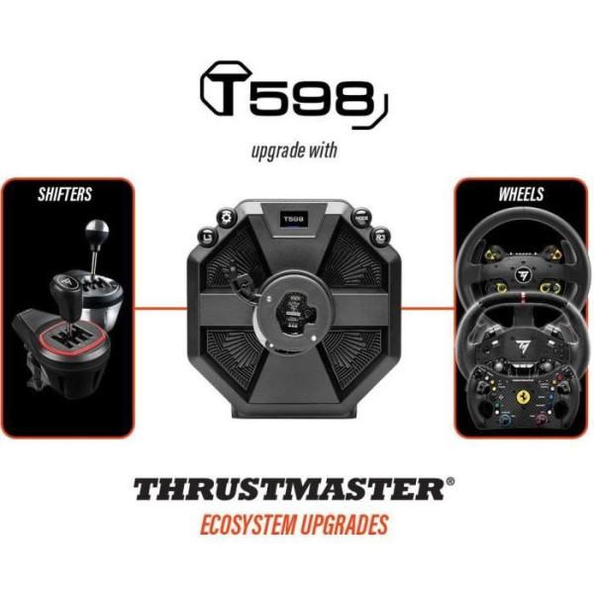 Voir la diapositive 6 : Thrustmaster Volant + pédalier t598-x
