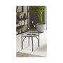 Voir la diapositive 3 : Paris Prix Table d'Appoint Ronde Design  Ondulé  50cm Noir