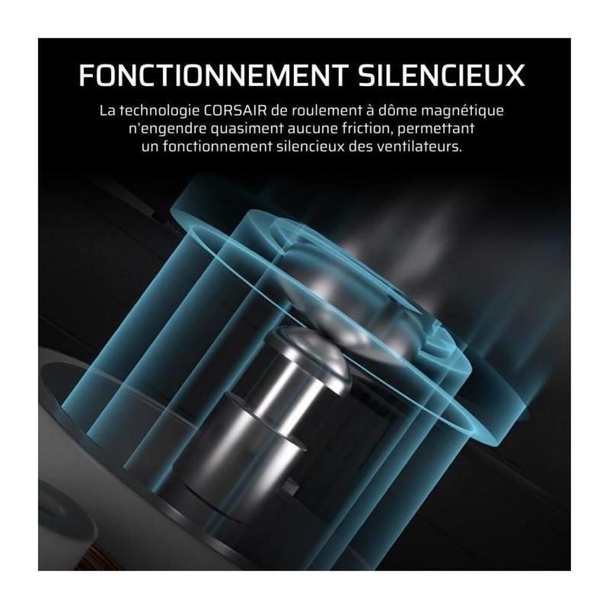 Corsair Pack de 2 ventilateurs PWM 140mm - CORSAIR - RS140