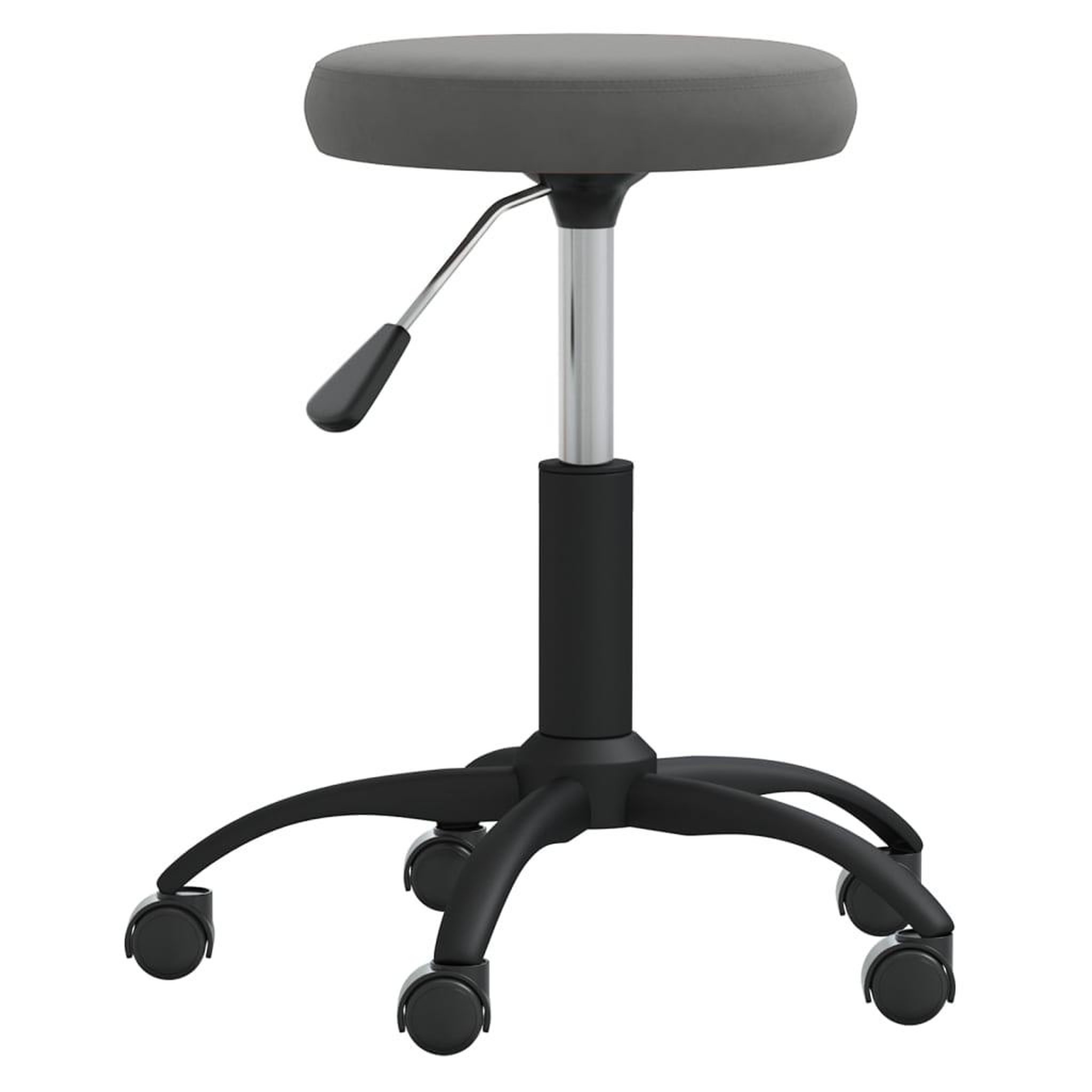 Voir la diapositive 2 : VIDAXL Chaise de salle a manger Gris fonce Velours
