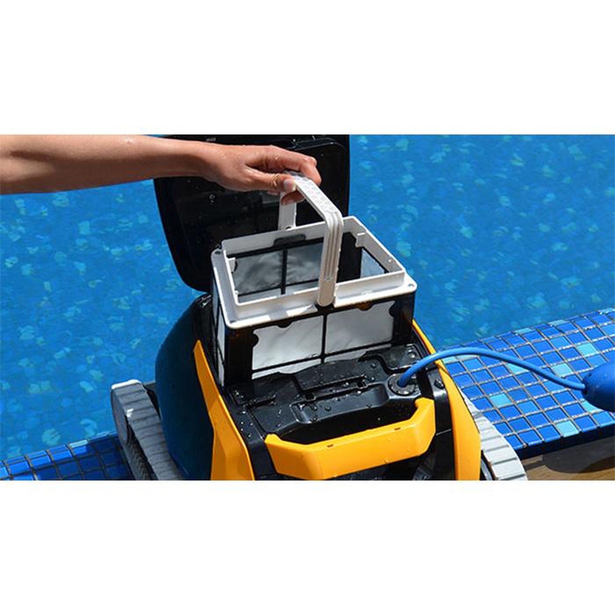 Voir la diapositive 4 : Dolphin Robot electrique de piscine fond et parois - e20